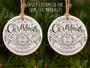 Thoughtful Our First Christmas As Mr & Mrs Ornament For Newlyweds - Personalized Engagement Wall Art