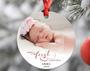 Heartfelt Personalized Christmas Ornament For Baby's First Holiday Milestone Celebration