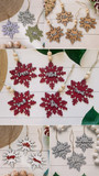Custom Christmas Name Ornaments For Stockings And Gifts - 3D Gingerbread Snowflake Design