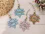 Custom Christmas Name Ornaments For Stockings And Gifts - 3D Gingerbread Snowflake Design