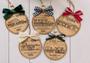 Christmas Personalized Wooden Ornament With Custom Hand Drawn House Design – First Home Gift