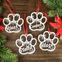 Thoughtful Personalized Pet Memorial Christmas Ornament 2024 - Custom Dog And Cat Ornament For Pet Lovers