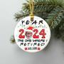 Customized Retirement Christmas Ornament For Coworkers - Memorable Gifts For Retirement Party