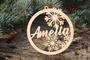 Wooden Christmas Ornaments – Personalized Custom Baubles For Holiday DéCor With Engraved Names Gift