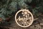 Wooden Christmas Ornaments – Personalized Custom Baubles For Holiday DéCor With Engraved Names Gift