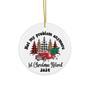 Personalized Retirement Ornament 2024 - First Christmas For Retired, Thoughtful Holiday Gift Idea