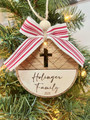 2024 Christian Family Art Ornament For Holiday Spirit - Religious Cross & Baptism DéCor Piece