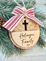 2024 Christian Family Art Ornament For Holiday Spirit - Religious Cross & Baptism DéCor Piece