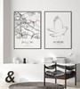 Thoughtful Housewarming Canvas With Custom Watercolor Home - Ideal New Home Or Christmas Gift