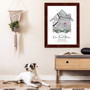 Custom Home Map First Time Home Buyer Personalized Housewarming Gift