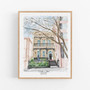 Personalized Housewarming Canvas From Photo For New Homeowners And Wedding Venue Gift
