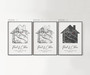 Personalized Watercolor Housewarming Canvas - New Home Gift Idea For Living Room Or Bedroom