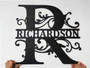 Family Name Metal Sign For Housewarming Personalized Monogram Decor Perfect For Living Room