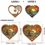 Heartfelt Memorial Suncatcher For Dad - Custom Remembrance Gift For Loss, Bereavement Sympathy Keepsake