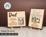 Personalized Dad Puzzle Wood Sign For Father's Day - Touching Home DéCor Gift