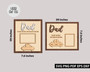 Personalized Dad Puzzle Wood Sign For Father's Day - Touching Home DéCor Gift