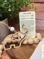 Elephant Family Ornament - Sisterhood & Friendship Gift In Maple Wood With Card And Pouch