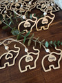 Elephant Family Ornament - Sisterhood & Friendship Gift In Maple Wood With Card And Pouch