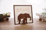 Thoughtful Elephant Family Wood Sign - Personalized Gift For Mom, Dad, Grandma & Grandpa For Mother's Day Or Father's Day Decor