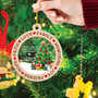 Personalized Faith And Family 4D Ornament For Christmas - Heartfelt 2024 Christian Family Gift