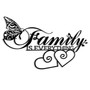Family Is Everything Metal Sign - Heartfelt Wall Art For Living Room Or Bedroom DéCor - 16x10 Inch Black