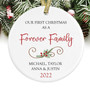 Family Is Forever Ornament - Touching Adoption Gift For Married Couples With Gift Box - Christmas DéCor