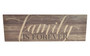 Family Is Forever Farmhouse Style Wood Sign - Rustic Home DéCor For Living Room