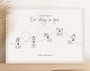 Thoughtful Family Timeline Canvas For Anniversary - Personalized Wall Art For Living Room, Valentine's Day