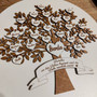 Personalized Family Tree Wood Sign Lazered With Love For Living Room Decor