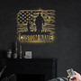 Personalized Dad And Son Hunter Metal Sign - Thoughtful Father's Day Gift For Outdoor DéCor