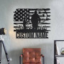 Personalized Dad And Son Hunter Metal Sign - Thoughtful Father's Day Gift For Outdoor DéCor