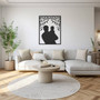 Touching Father Son Metal Wall Sign - Parental Love Home Decor For Father's Day Gift