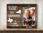 Thoughtful Grandpa Memorial Art Canvas - Personalized Father's Day Gift For Grandfather's Memory