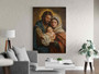 Holy Family Canvas Print For Catholic Art Lovers - Jesus Christ Painting For Living Room DéCor