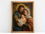 Holy Family Canvas Print For Catholic Art Lovers - Jesus Christ Painting For Living Room DéCor