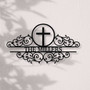 Holy Family Personalized Metal Sign - Touching Christian Home DéCor