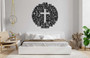 Personalized Holy Family Metal Sign For Christmas - Modern Christian Wall Art For Living Room