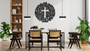 Personalized Holy Family Metal Sign For Christmas - Modern Christian Wall Art For Living Room