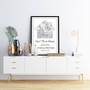 Personalized Housewarming Canvas City Map For Couples - Custom City, Our First Home Gift