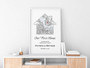 Personalized Housewarming Canvas City Map For Couples - Custom City, Our First Home Gift