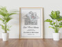 Personalized Housewarming Canvas City Map For Couples - Custom City, Our First Home Gift