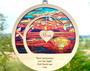 Heartfelt In Memory Of Dad Suncatcher - Personalized Sympathy Gift For Loss Of Mother, Father, Brother, Sister, Friend