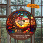 Personalized In Memory Of Dad Suncatcher Ornament - Thoughtful Memorial For Grandparents And Parents