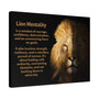 Inspirational Lion Dad Canvas Art For Living Room Inspirational Quote Motivational Gift For Men