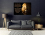 Inspirational Lion Dad Canvas Art For Living Room Inspirational Quote Motivational Gift For Men