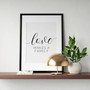 Touching Love Makes A Family Canvas For Living Room Inspirational Housewarming Gift