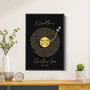 Personalized Dad Memorial Canvas - Heartfelt Song Lyric Art For Father's Day Memorial