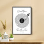 Personalized Dad Memorial Canvas - Heartfelt Song Lyric Art For Father's Day Memorial