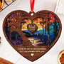 In Loving Memory Of Dad Suncatcher Ornament Memorial Christmas Tree DéCor For Sympathy And Remembrance