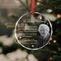 Heartfelt Mom Loss Acrylic Ornament - Custom Photo Christmas Remembrance For Memorial Day